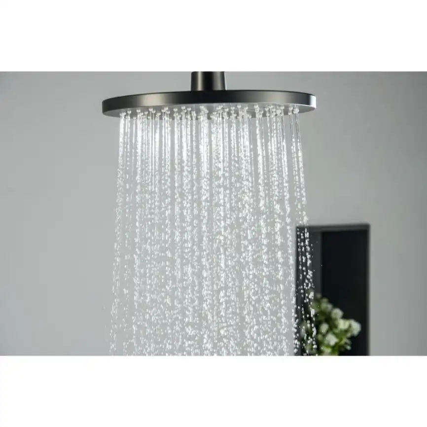 Душевая система Aquatek Европа AQ2343BGM с термостатом, Оружейная сталь фото 3