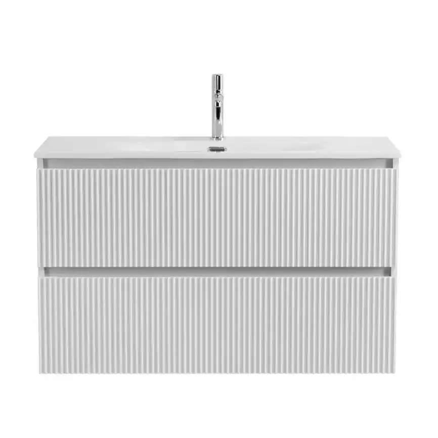 Тумба под раковину BelBagno UNO-MINI-1000-2C-SO-BO подвесная, Bianco Opaco фото 1