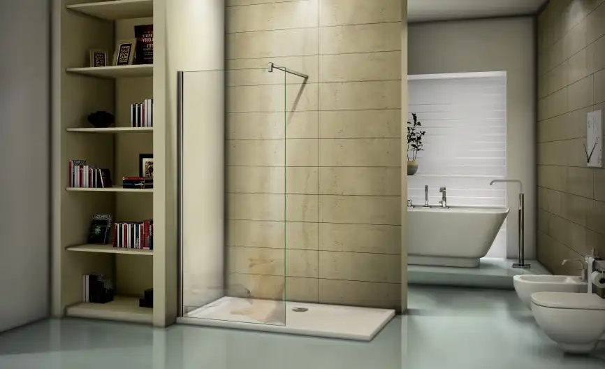 Душевая перегородка Good Door Walk IN SP-130-C-CH, ВИ00006, профиль Хром, стекло Прозрачное фото 1