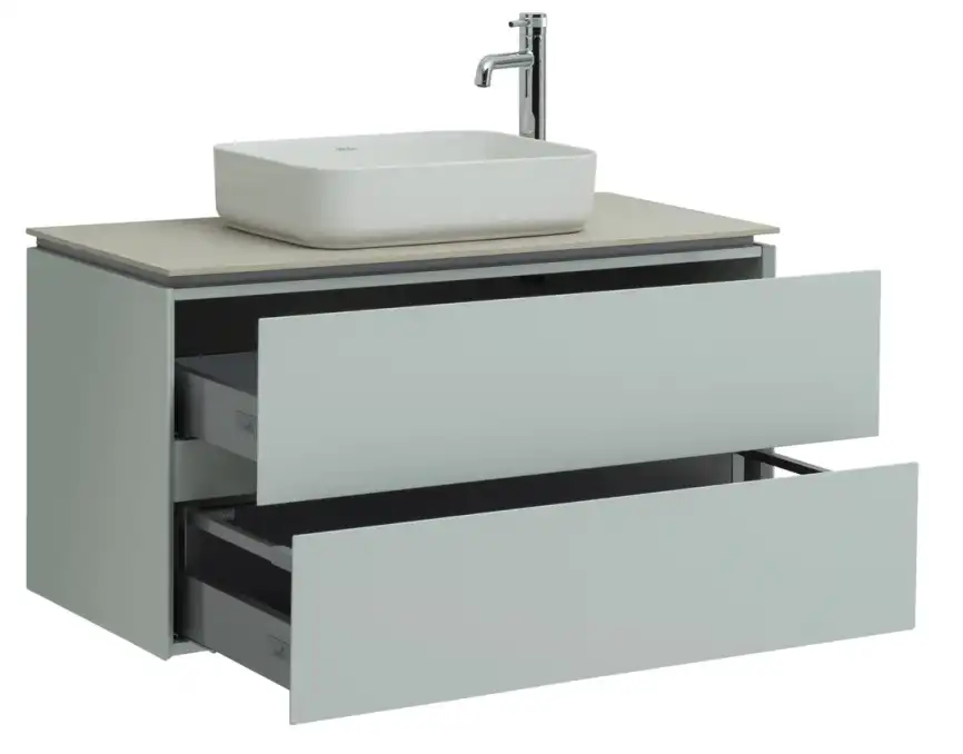 Тумба под раковину Allen Brau Infinity 100 1.21003.PWM папирус матовый фото 4