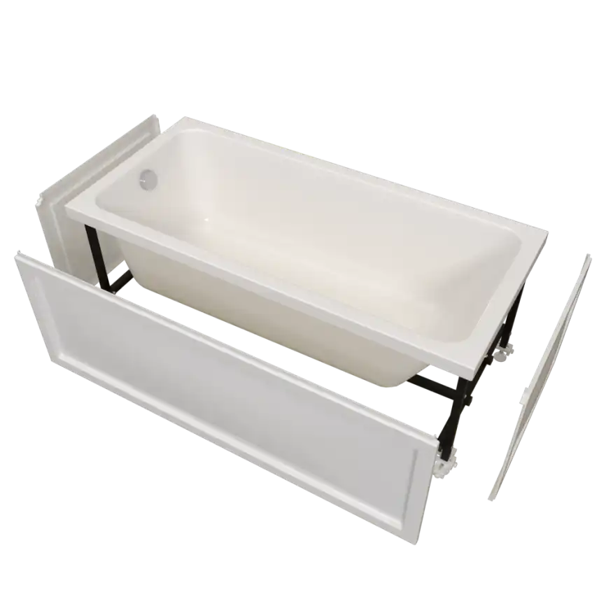 Акриловая ванна Radomir Дижон 160х70 (2-01-0-0-1-263Р), на каркасе, белая фото 8