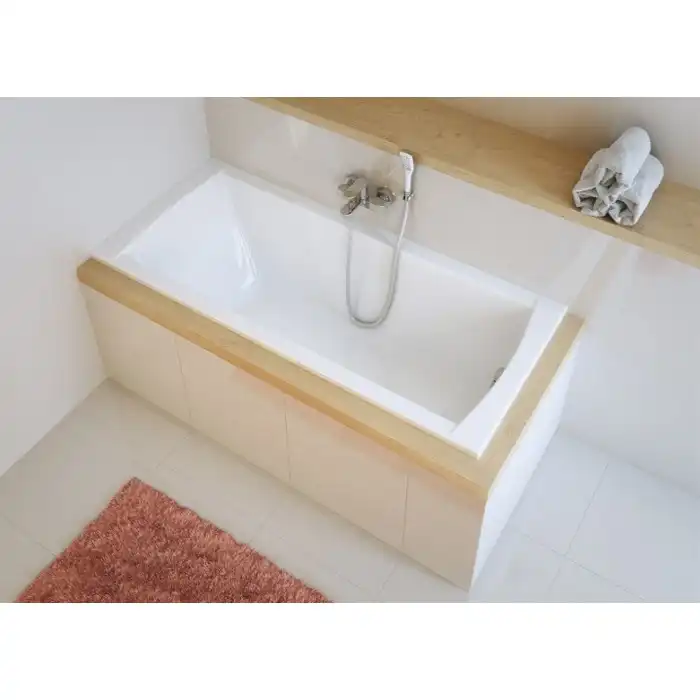 Акриловая ванна Excellent  Aquaria Slim 160x70 с тонким бортом, встраиваемая, Белая фото 2