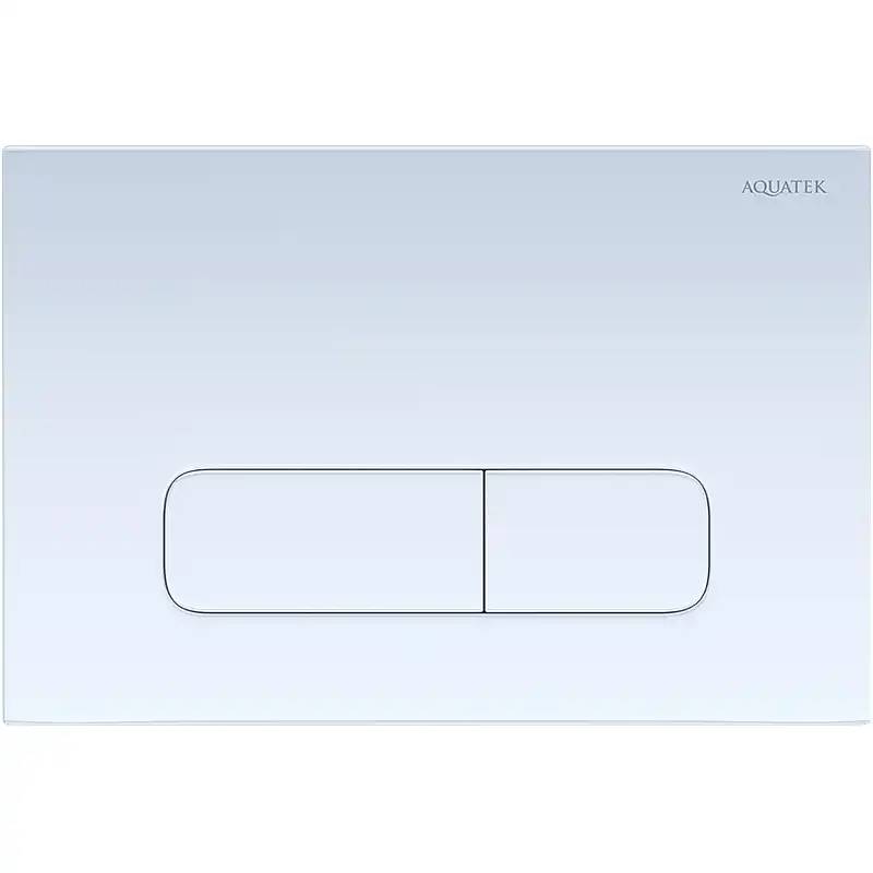 Панель смыва Aquatek Белая (клавиши прямоугольные) KDI-0000013 фото 1