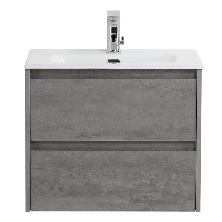 Тумба под раковину BelBagno KRAFT 39-600/390-2C-SO-CG подвесная Cemento Grigio фото 1
