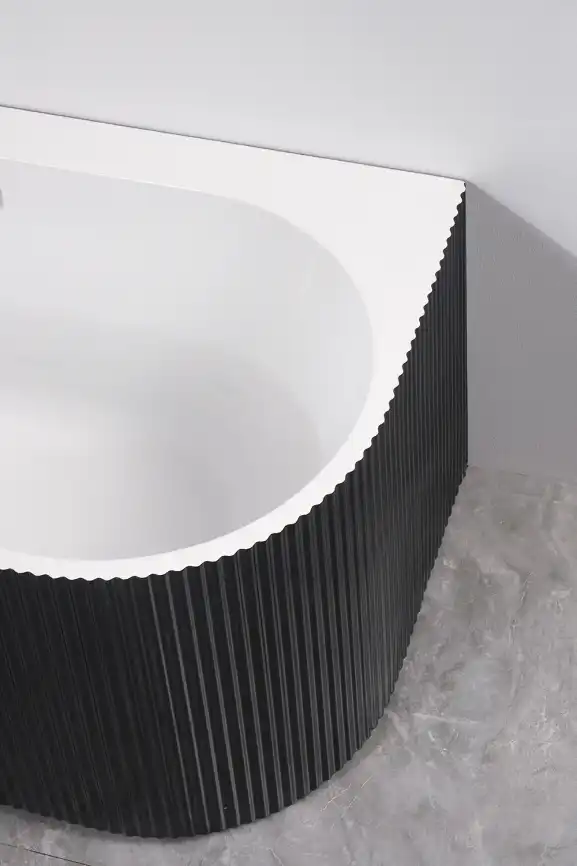 Акриловая ванна Azario LAGO BLANCO BLACK 170х75 AZ-6724-1CLB 17075, асимметричная, левая фото 7