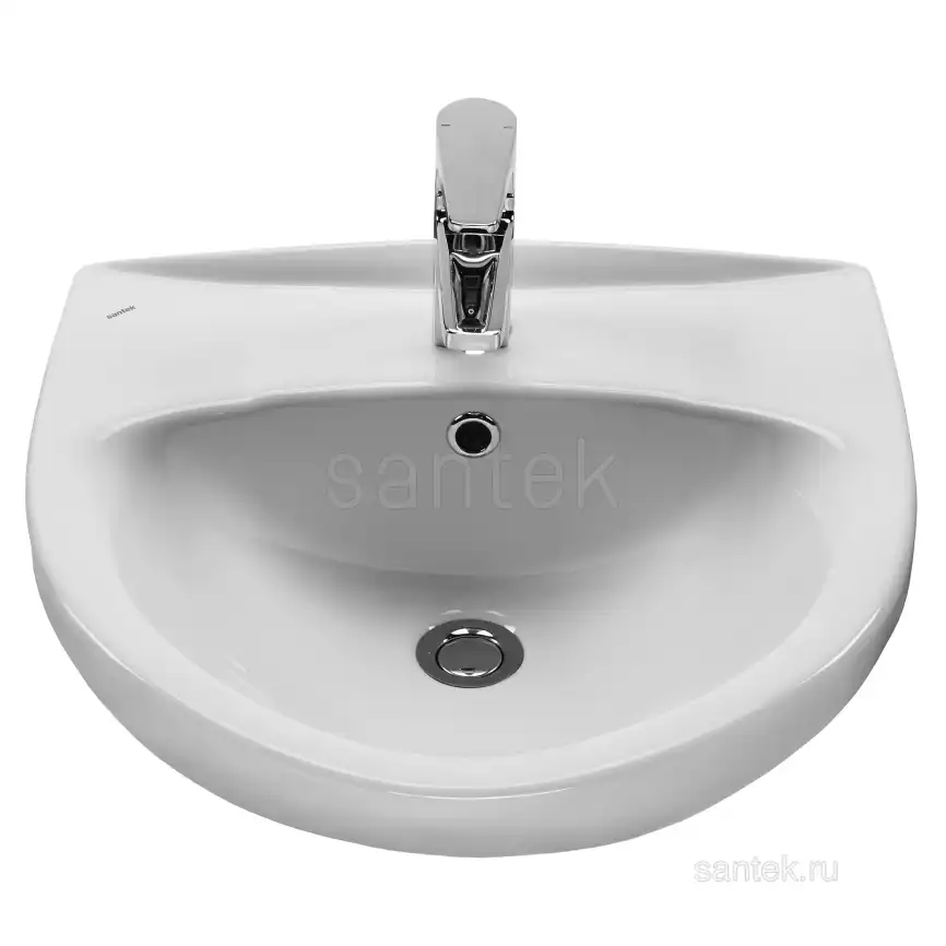 Раковина Santek Канны 50 отверстие под смеситель 1WH110243 фото 2