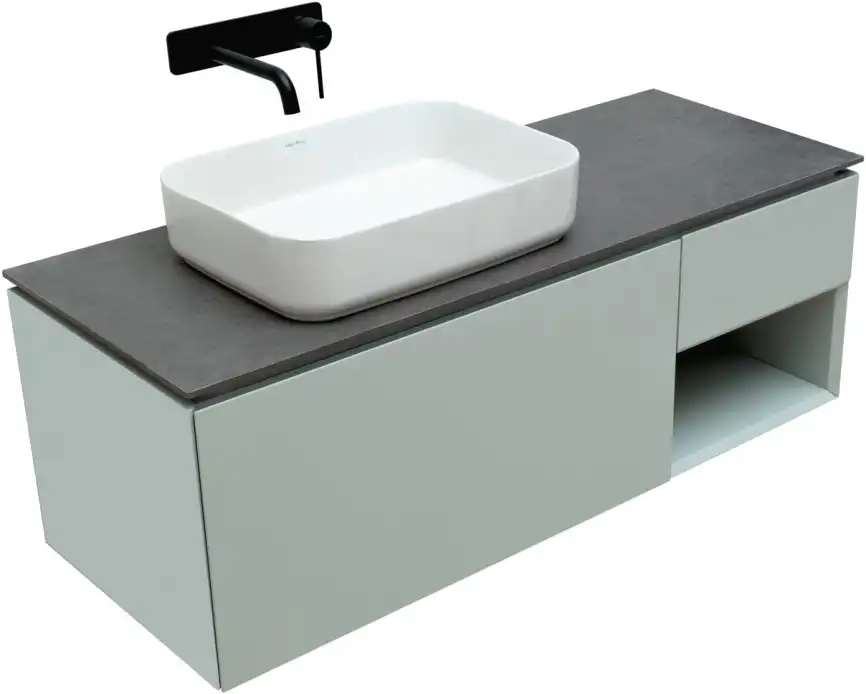 Тумба под раковину Allen Brau Infinity 120 1.21006.PWM L папирус матовый фото 9