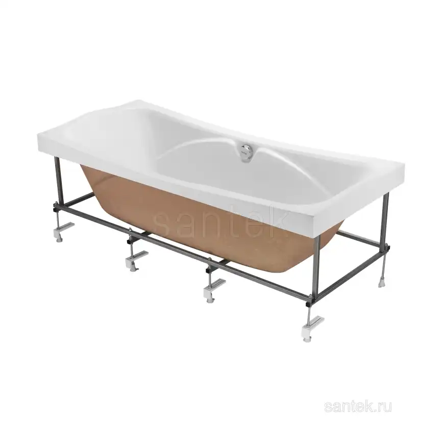 Акриловая ванна Santek Корсика 180х80 1WH111981 прямоугольная, Белая фото 5