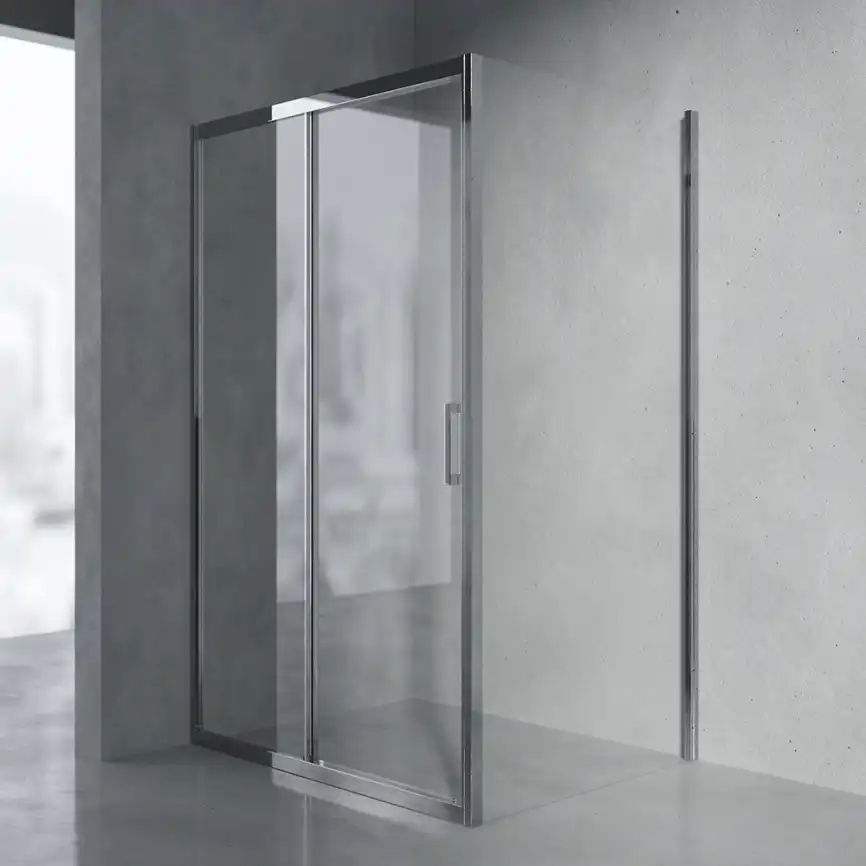 Душевой уголок AVS Квант Квадро 120x100 профиль хром, стекло прозрачное, 803-0017-195-1210-CR-T фото 1