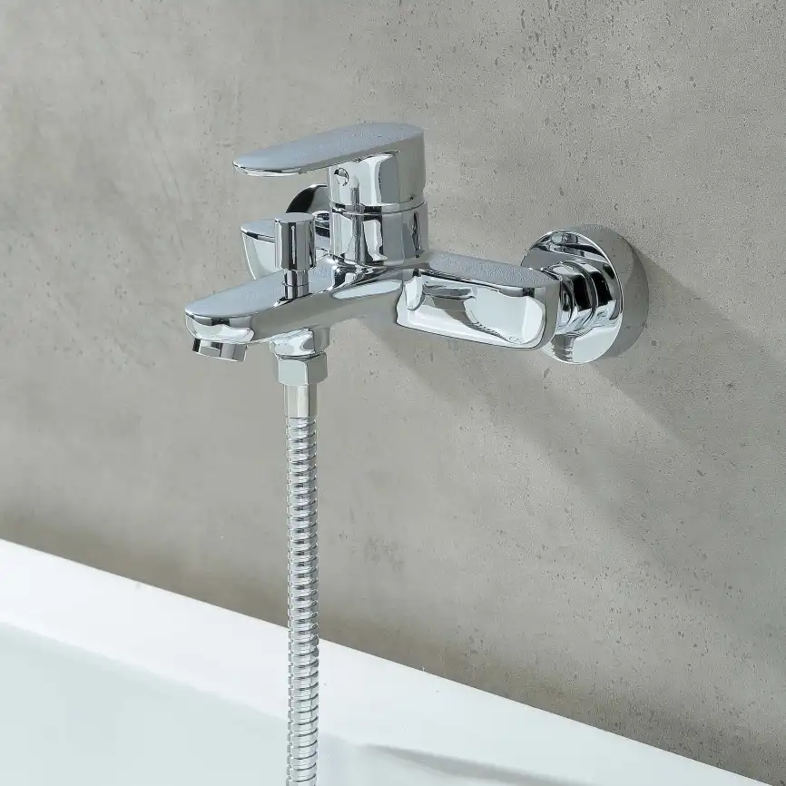 Смеситель для ванны Aquatek Ника AQ1840CR, Хром фото 5