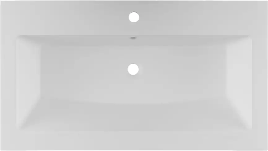 Раковина Aquanet Электра 90 326514 прямоугольная, Белая матовая фото 4