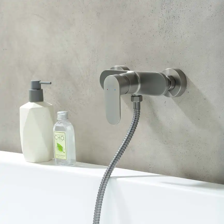 Смеситель для душа Aquatek Ника AQ1860BGM, Оружейная сталь фото 8