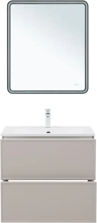 Тумба под раковину Aquanet Арт 75 бежевый, 343967 фото 8