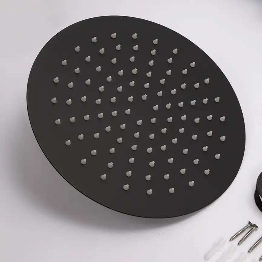 Встраиваемая душевая система AVS LUXURY 811-501-MB термостат, черный матовый фото 3