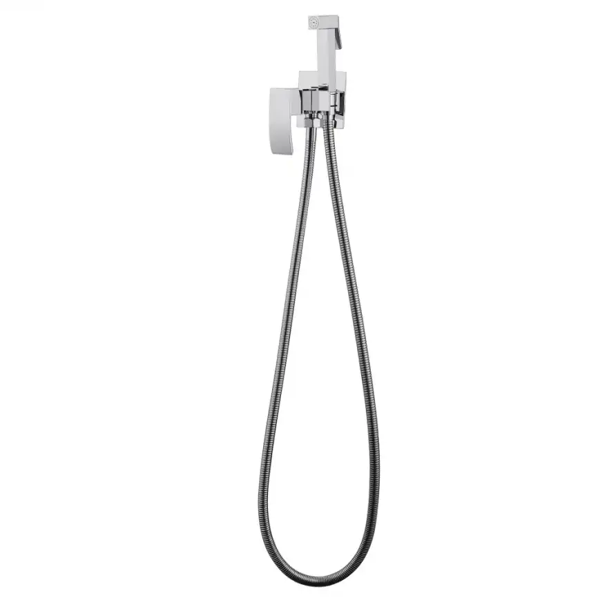 Смеситель ABBER Wasserfall AF8625 с гигиеническим душем, хром фото 2