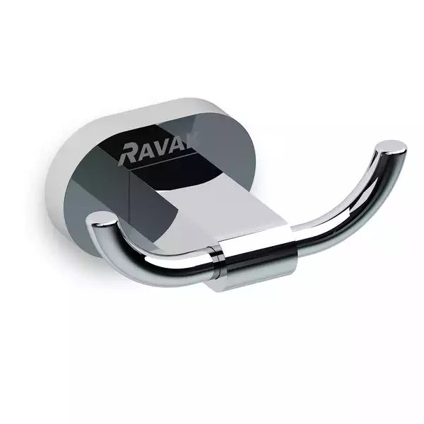 Крючок двойной  Ravak Chrome CR 100.00 хром (X07P186) фото 1