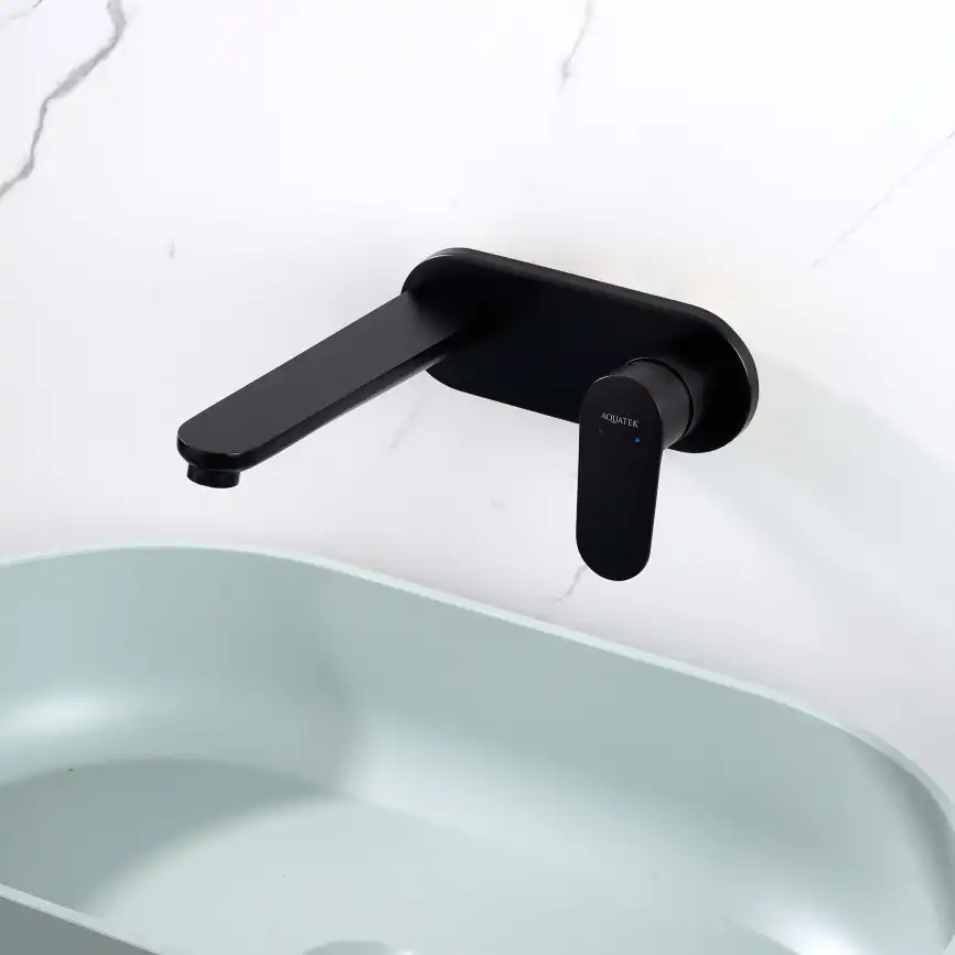 Смеситель для раковины Aquatek Ника AQ1813MB, Черный матовый фото 8