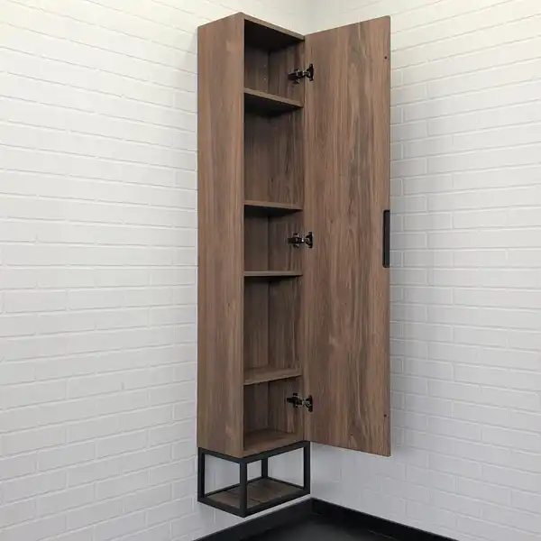 Шкаф-колонна Comforty Порто 35 Дуб темно-коричневый, 00-00009982 фото 2