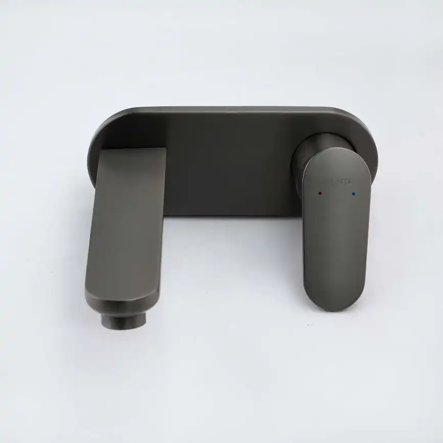 Смеситель для раковины Aquatek Ника AQ1813BGM, Оружейная сталь фото 4