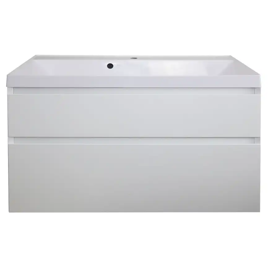 Тумба с раковиной Azario Velluto 100 CS00088604, подвесная, Белая матовая фото 3
