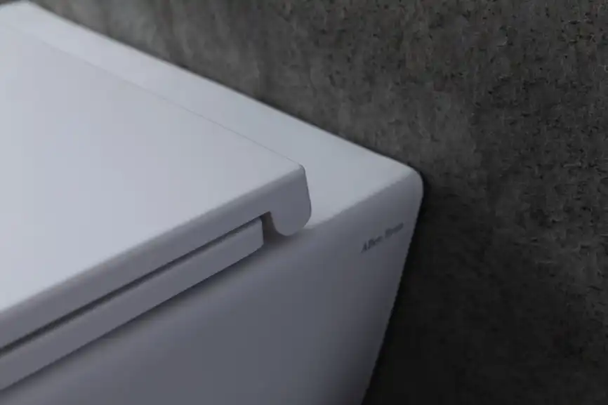 Подвесной безободковый унитаз Allen Brau Reality 4.32006.20 без сиденья, белый глянец фото 11