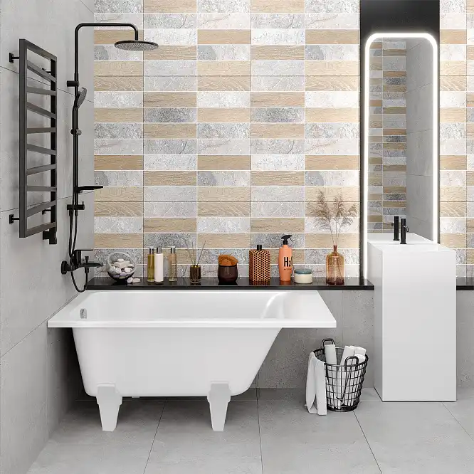 Ванна из литьевого мрамора  Aqua de Marco MALTA 157х77 с каменными ножками Белая 1160WMAL фото 2