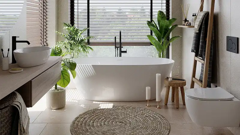 Ванна Salini Sofia 150х75 102528M из материала S-Stone, Белая матовая фото 4