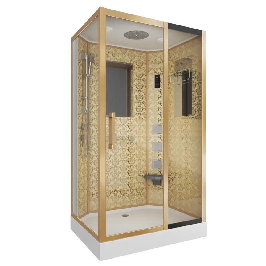 Душевая кабина Niagara Luxe 120х90х215 NG-7711GR низкий поддон, с гидромассажем фото 1