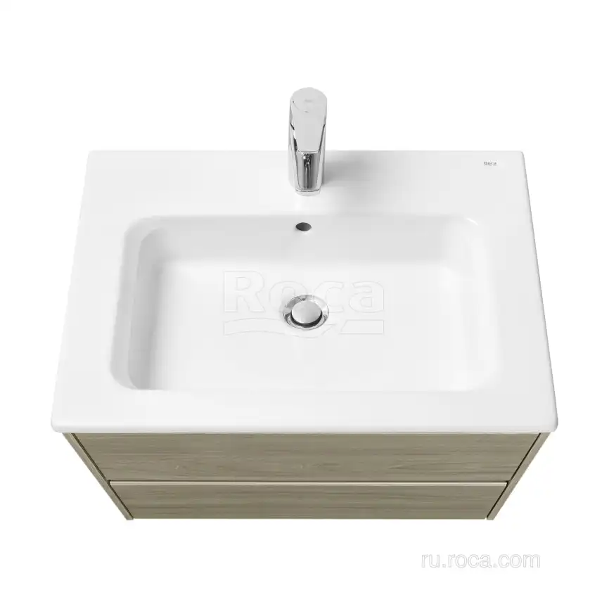 Тумбы под раковину Roca Ona 60 A857613511 подвесная, цвет, Вяз темный фото 6