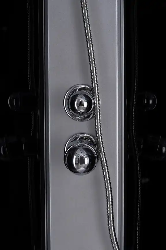 Душевая кабина Loranto 100х80 CS-5180-13L G, низкий поддон, цвет профиля сатин фото 4