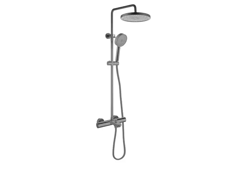Душевая система Aquatek ВЕГА AQ2043BGM, Оружейная сталь фото 3
