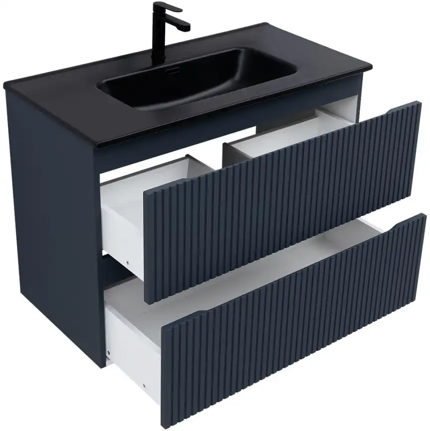 Тумба под раковину Aquanet Джейн (Flat) 90 маренго, подвесная, 335430 фото 14