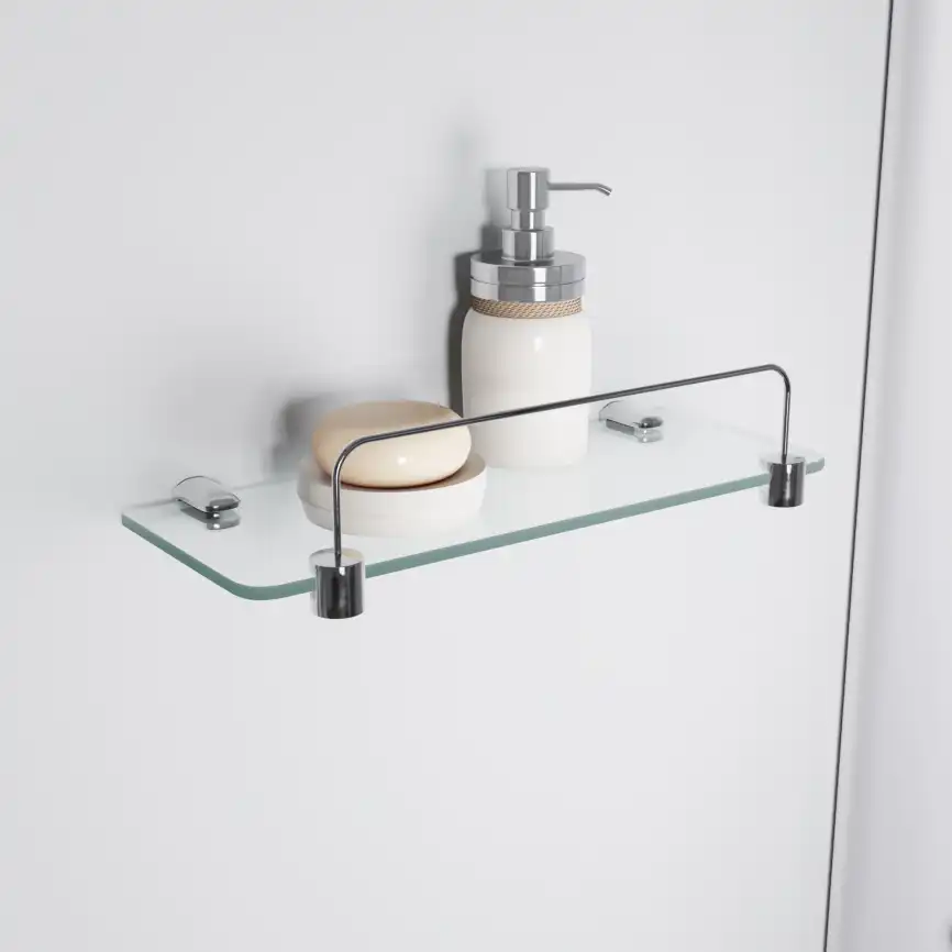 Стеклянная полочка Niagara Promo P00MTRUS (300х60х5) 30х6х4 фото 3