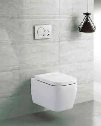 Подвесной унитаз BelBagno VENETO BB132CHR, безободковый, Белый фото 3