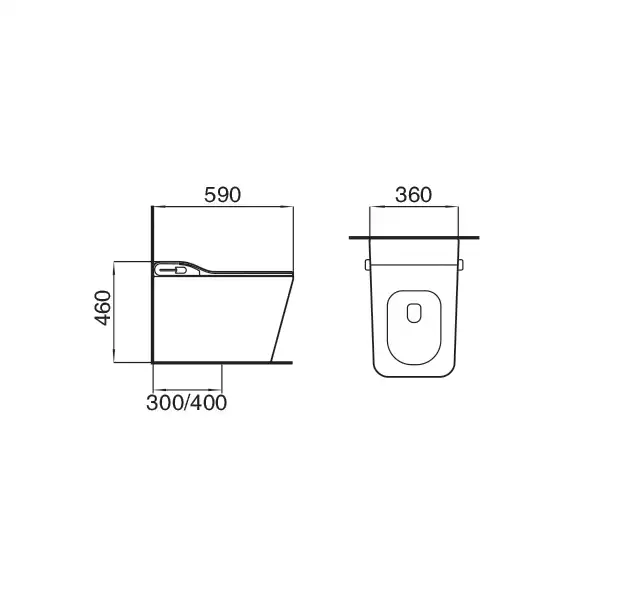 Электронный унитаз-биде Grossman Smart GR-PR-5701 приставной, с импульсным смывом, белый фото 8