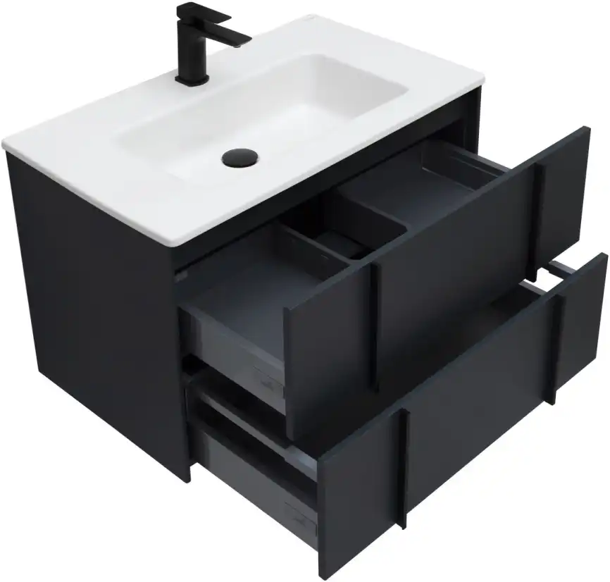 Тумба под раковину Allen Brau Reality 80 1.32005.AM антрацит матовый фото 5