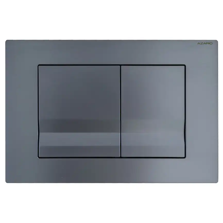 Кнопка смыва AZARIO NEW AZ-001.08, Оружейная сталь фото 1