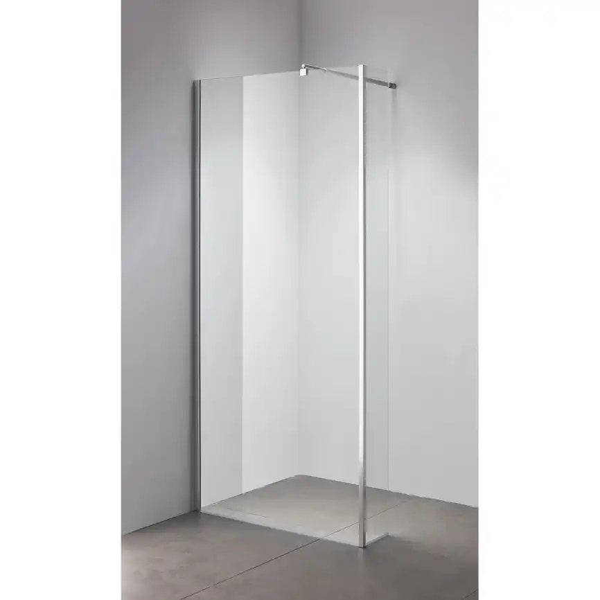 Душевая перегородка Loranto CS-L801 140 см, CS-L801 140, профиль Хром, стекло Прозрачное фото 2