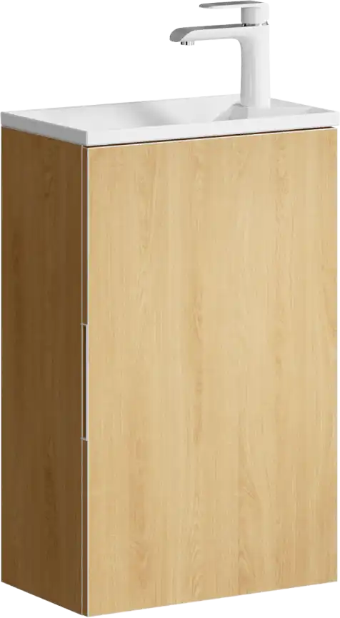 Тумба с раковиной подвесная Aqwella 5 Stars Accent 40 см, ACC0104DZ, цвет Дуб золотой фото 1