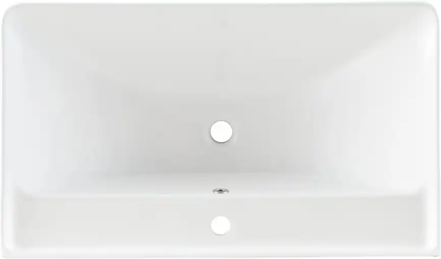 Раковина Aquanet Ирис 80 301805 прямоугольная, Белая глянцевая фото 4