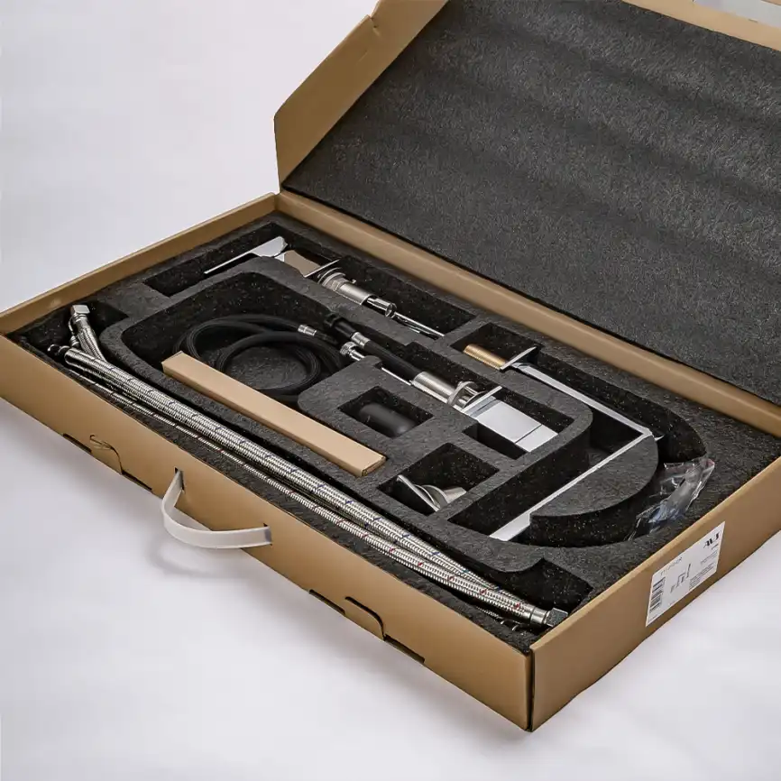 Смеситель на борт ванны AVS Cube 811-212-CR, хром фото 8