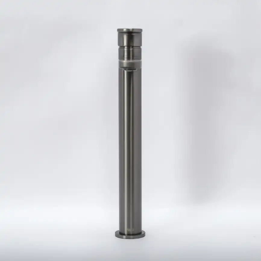 Смеситель для раковины AVS Beauty высокий, оружейная сталь, 811-551-GM фото 3