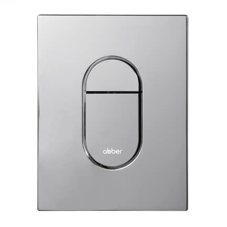 Комплект унитаза с инсталляцией ABBER Bequem AC1102 белый и кнопкой AC0124 хром глянцевый фото 2