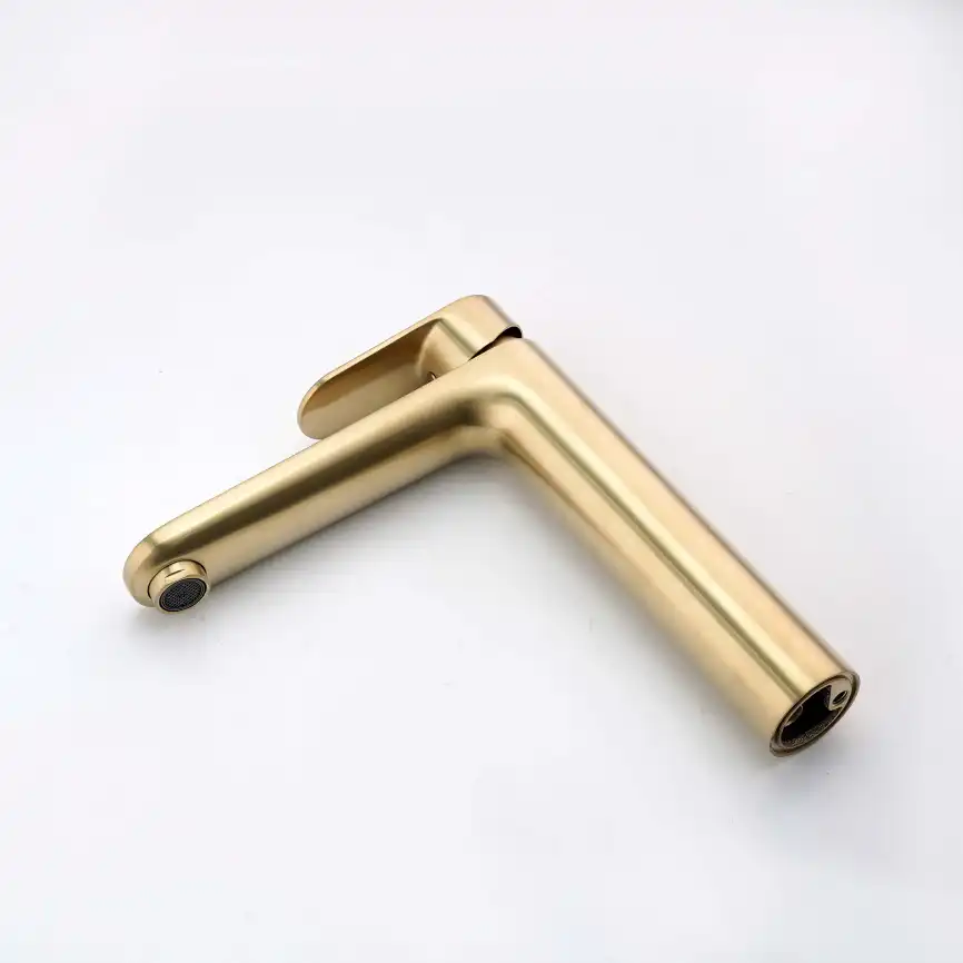 Смеситель для раковины Aquatek Ника AQ1804BG, Золото матовое фото 4