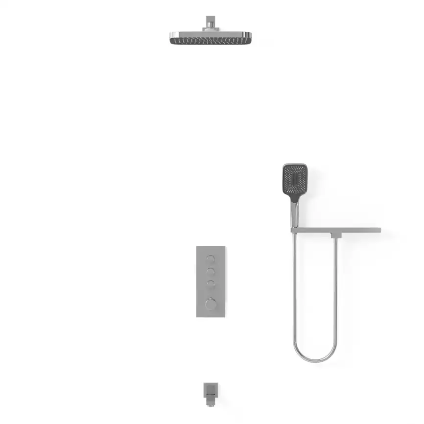 Душевая система  Vincea  VSFW-431T1RCH VSFW-431T1RCH  с термостатом, встраиваемая, хром фото 3