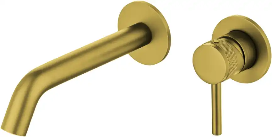 Смеситель для раковины Allen Brau Priority 5.31030-GB (с внутренней частью) золото браш фото 1