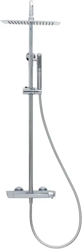 Душевая система Allen Brau Infinity 5.21032-00 с термостатом, хром фото 6