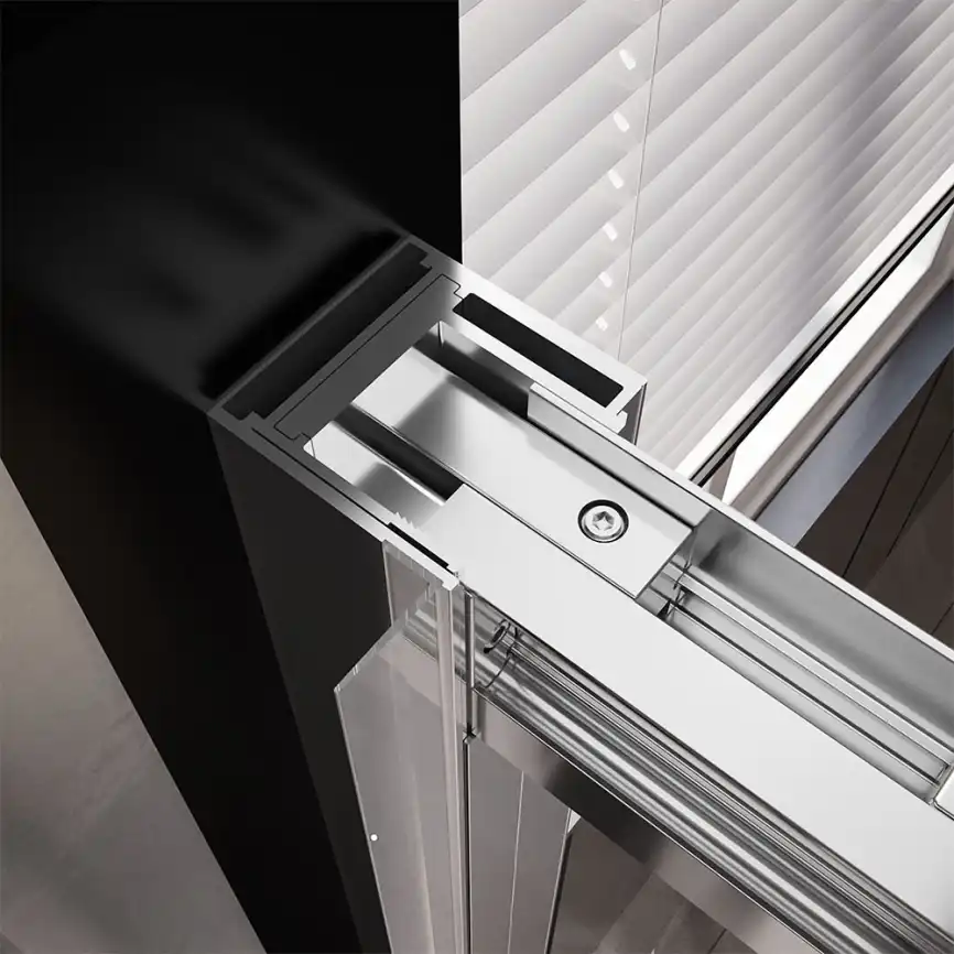Душевой уголок  Veconi Premium Trento 140х80 PTC30-SP-14080-CH-01-C4, стекло Прозрачное профиль Хром фото 4