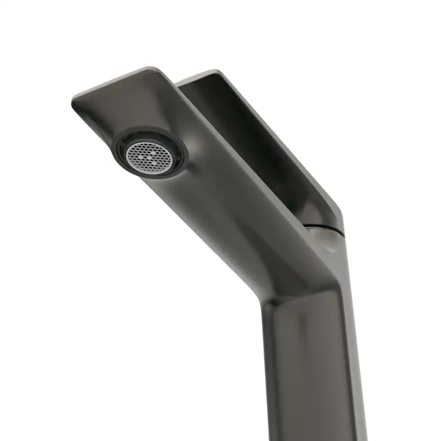 Смеситель для раковины Cezares LINER-LS-GM-W0, Оружейная сталь фото 3