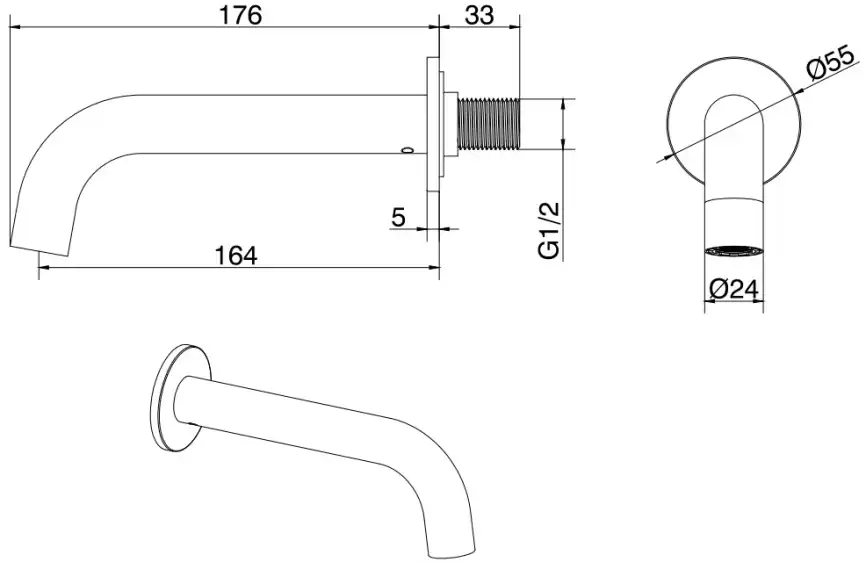 Излив Allen Brau Priority 5.31018-00 хром фото 2